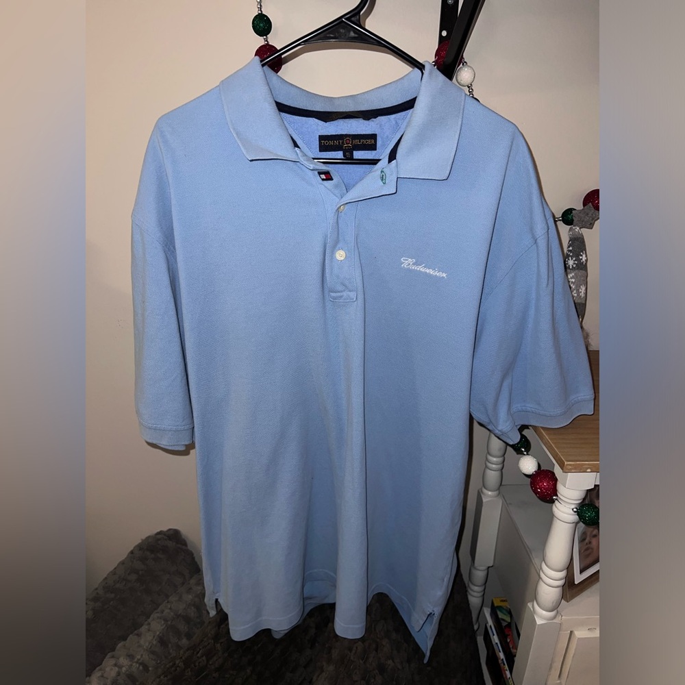 Vintage Tommy Hilfiger Budweiser Polo XL